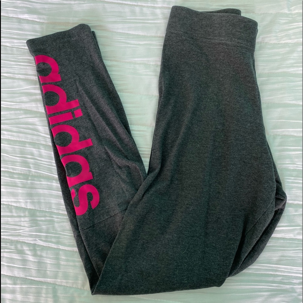 Gray Adidas Leggings